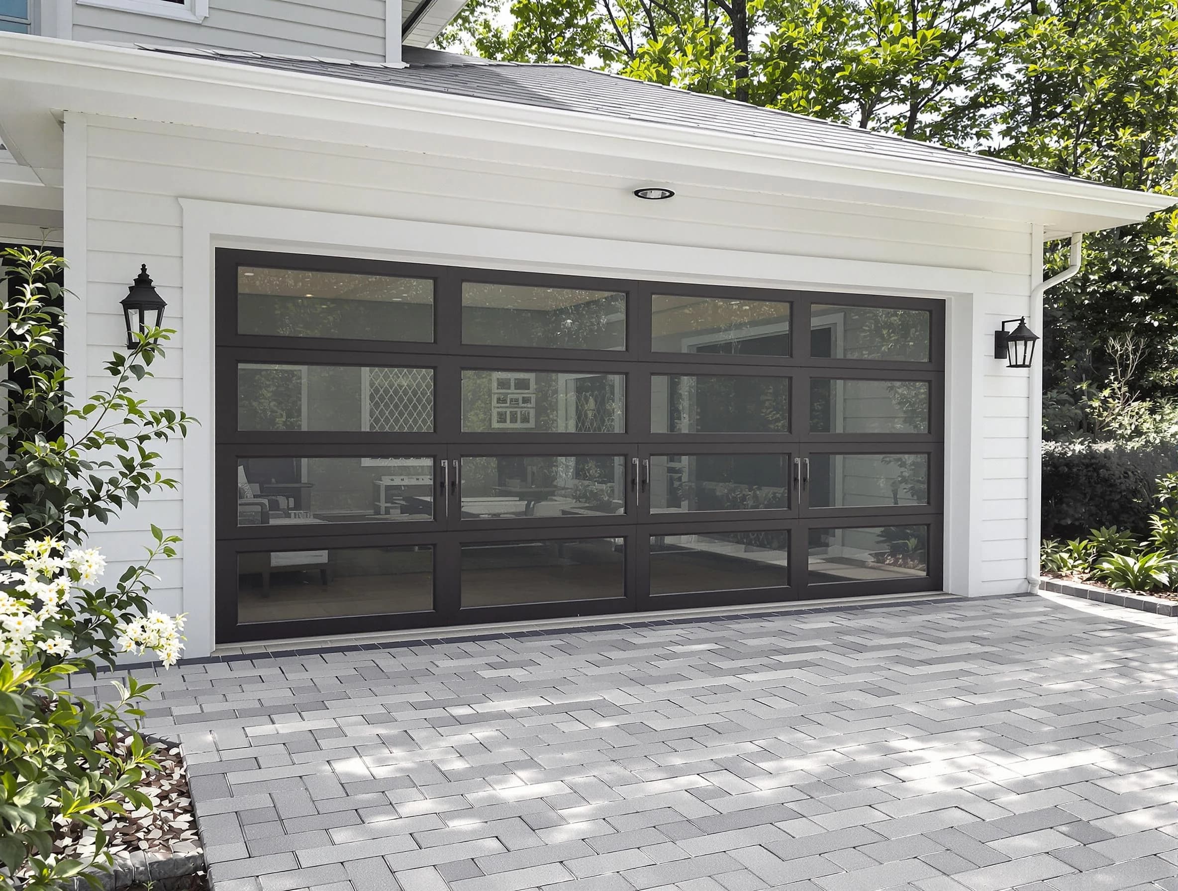 Buffalo Garage Door Repair design specialist presenting custom garage door options to Buffalo homeowner