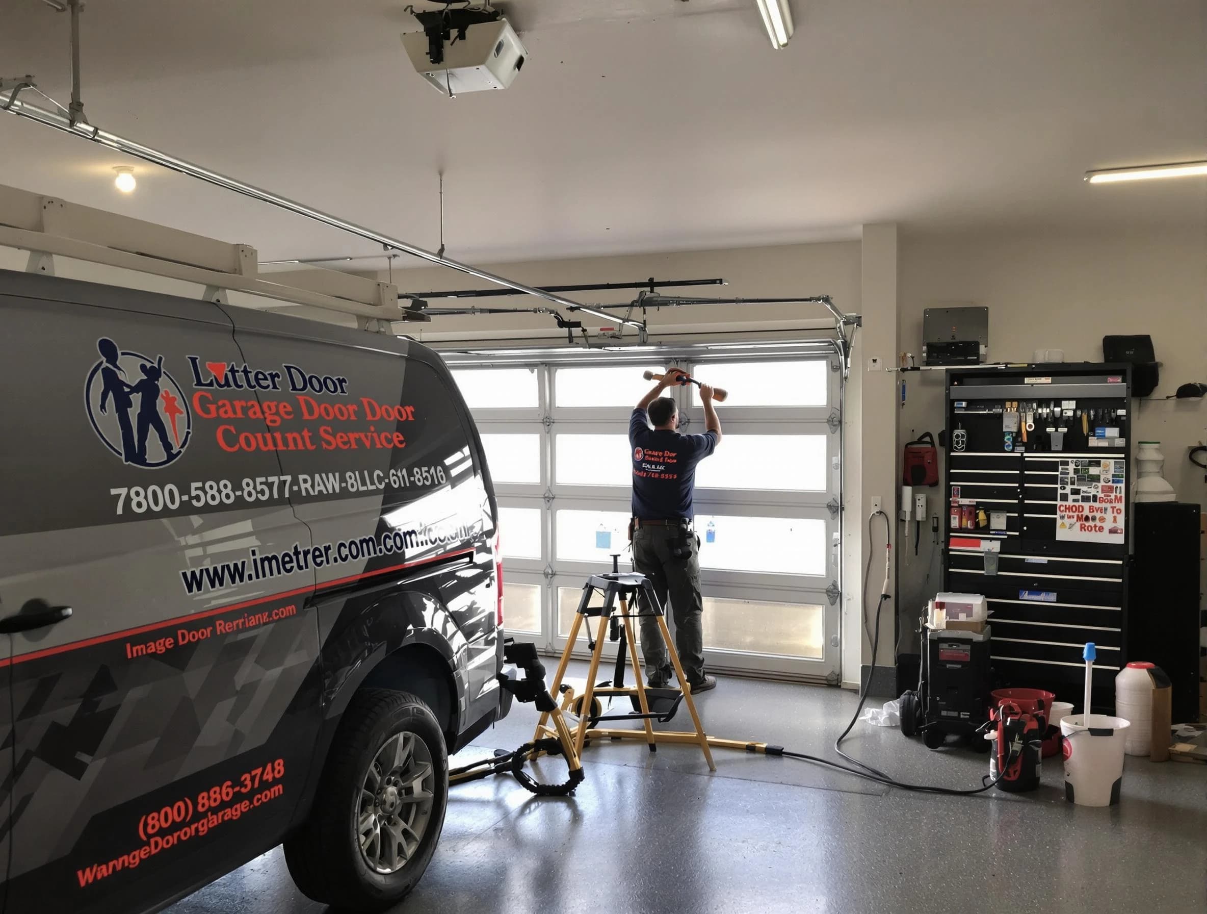 Buffalo Garage Door Repair rapid response team performing same-day repair in Buffalo