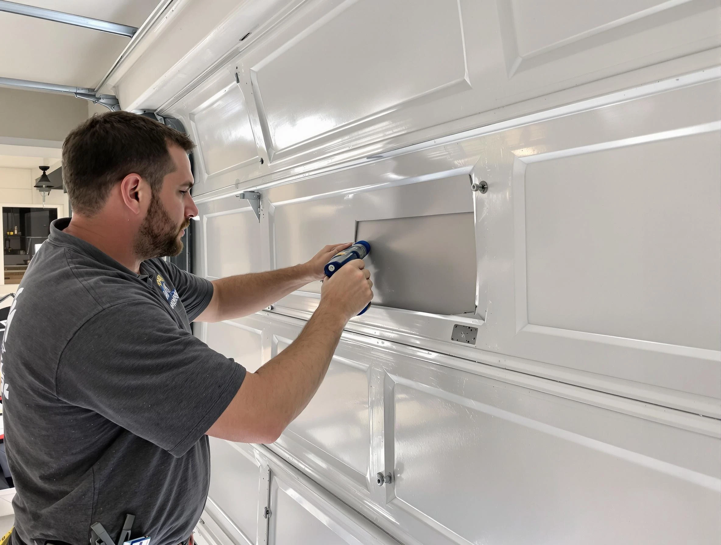 Garage door panel repair by Buffalo Garage Door Repair in Buffalo